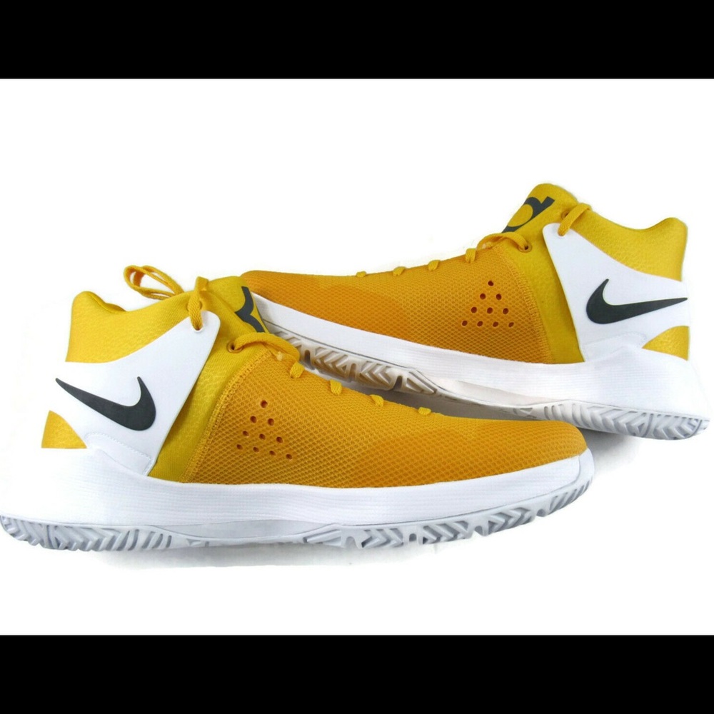 Nike KD Trey 5 IV Yellow Basketball Shoes (NWOT) - Picture 9 of 11